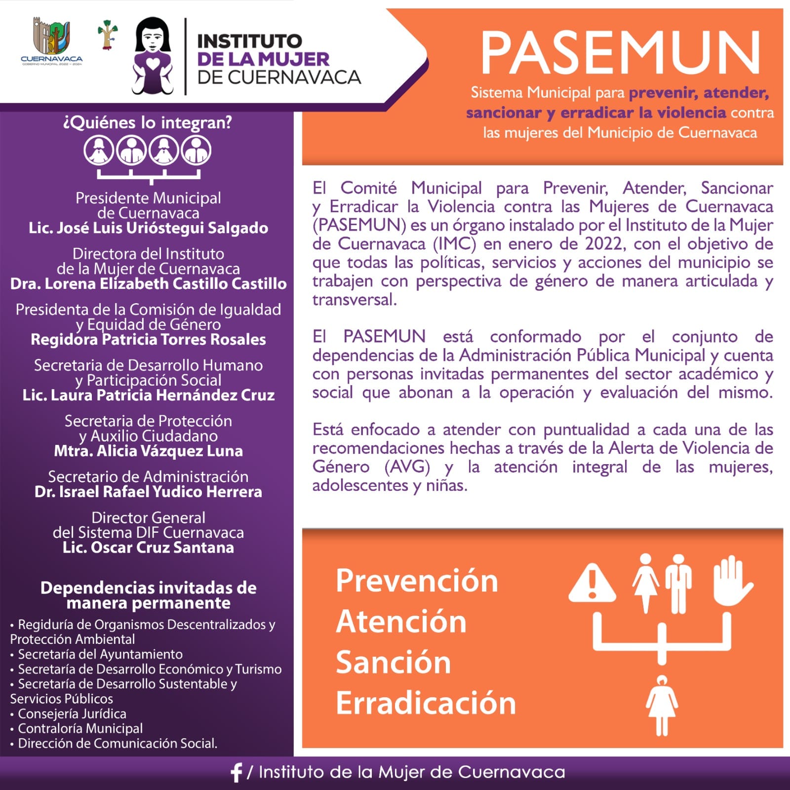 Prevenir, Atender, Sancionar y Erradicar la Violencia contra las ...