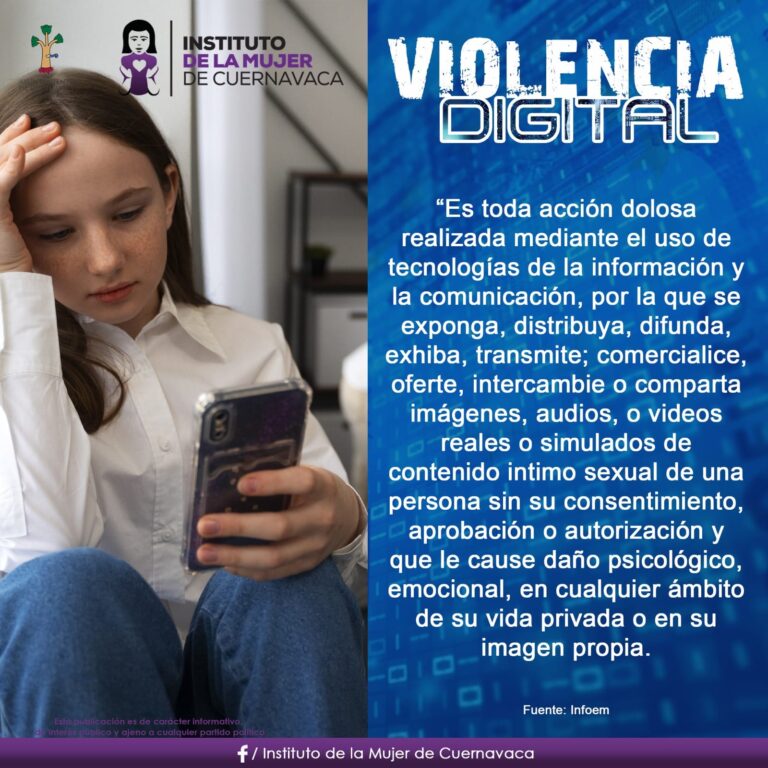 Identifica los tipos de violencia - Violencia digital - Instituto de la Mujer de Cuernavaca