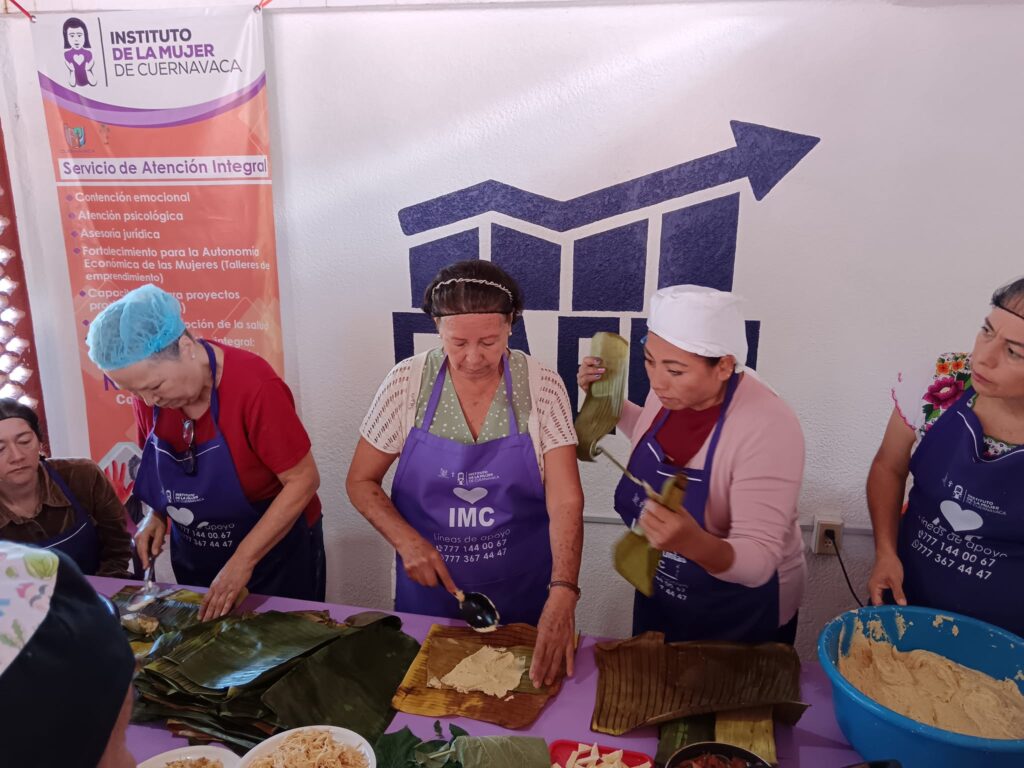 Taller de Elaboración de Tamales Oaxaqueños - Instituto de la Mujer de Cuernavaca