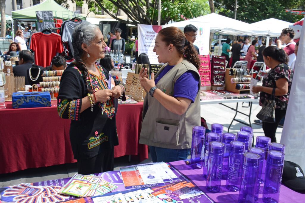 El IMC participa en el “Mercado Joven Cuernavaca” durante el Mes de la Juventud