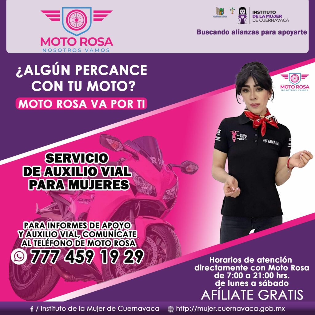 Moto Rosa - Instituto de la Mujer de Cuernavaca