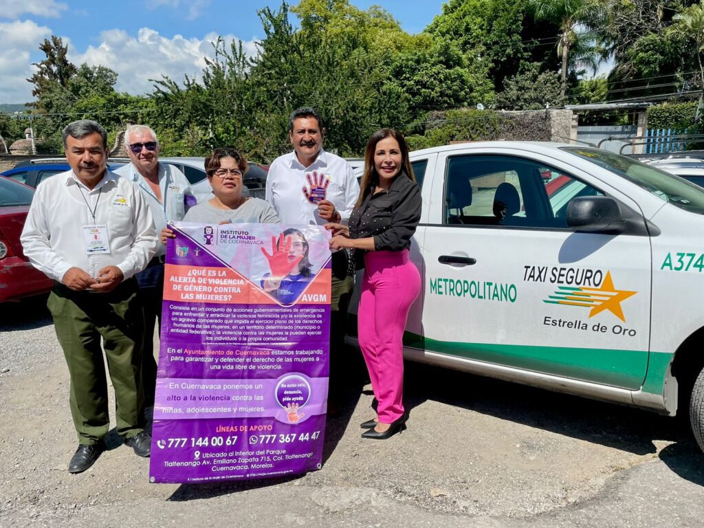 Segunda etapa del Programa de Taxi Seguro - Instituto de la Mujer de Cuernavaca