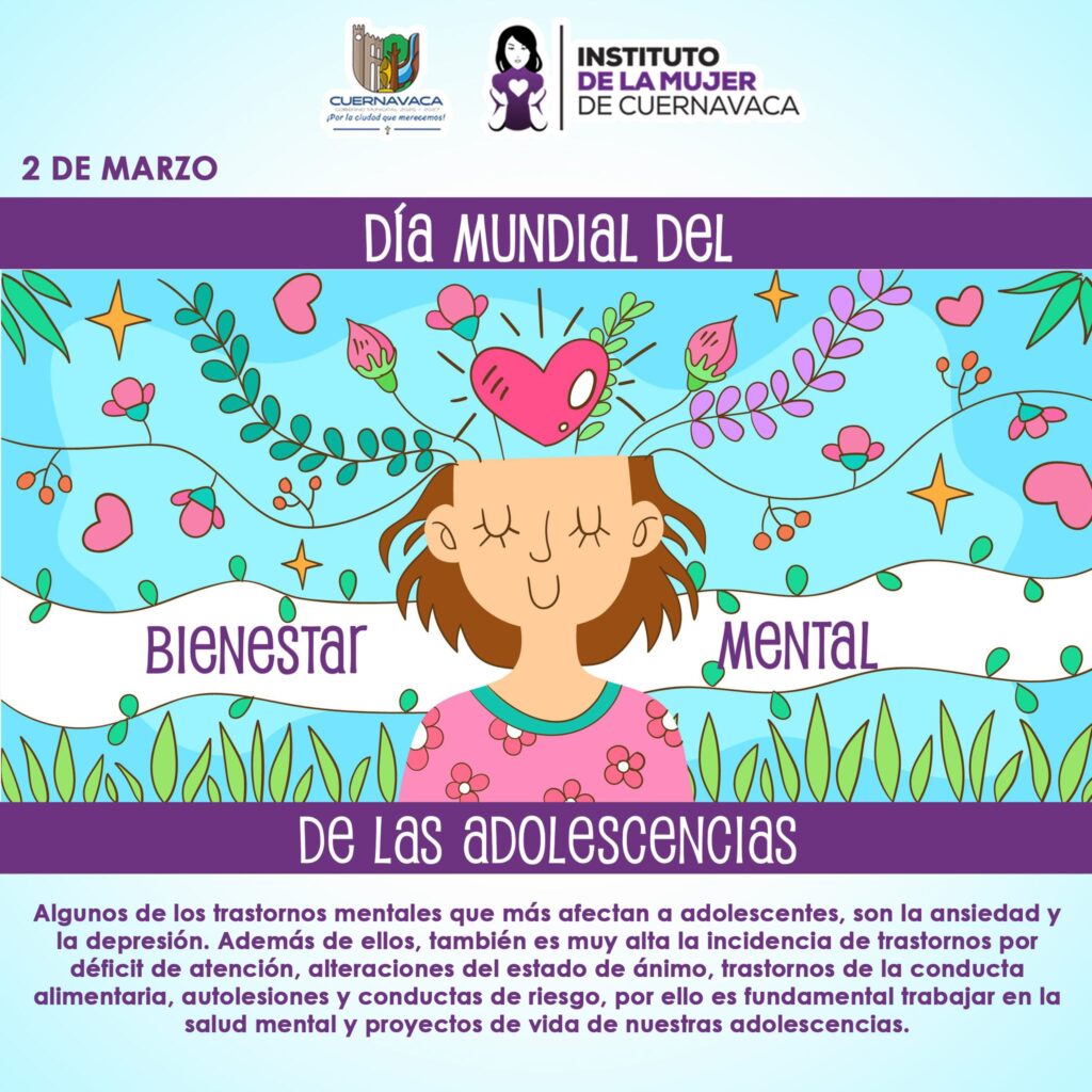 El 2 de marzo, conmemoramos el Día Mundial del Bienestar Mental para Adolescentes.