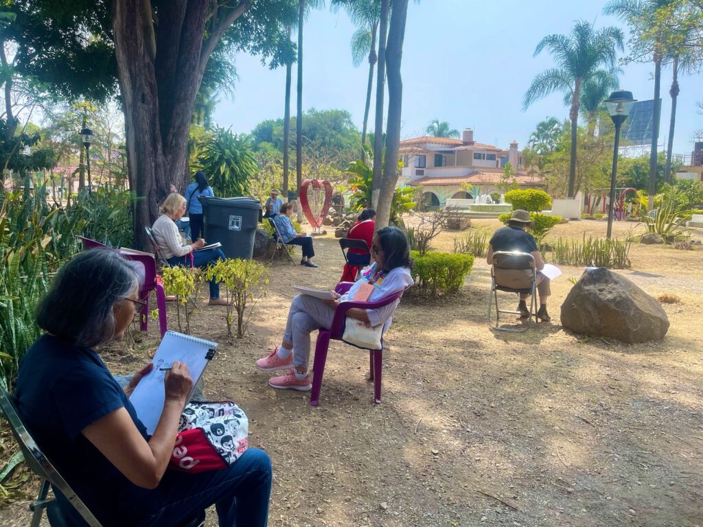 Clases de Acuarela en el Instituto de la Mujer de Cuernavaca
