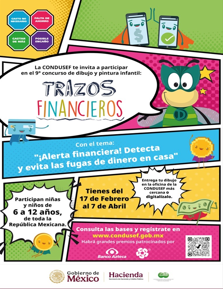 "Trazos Financieros" con la CONDUSEF!