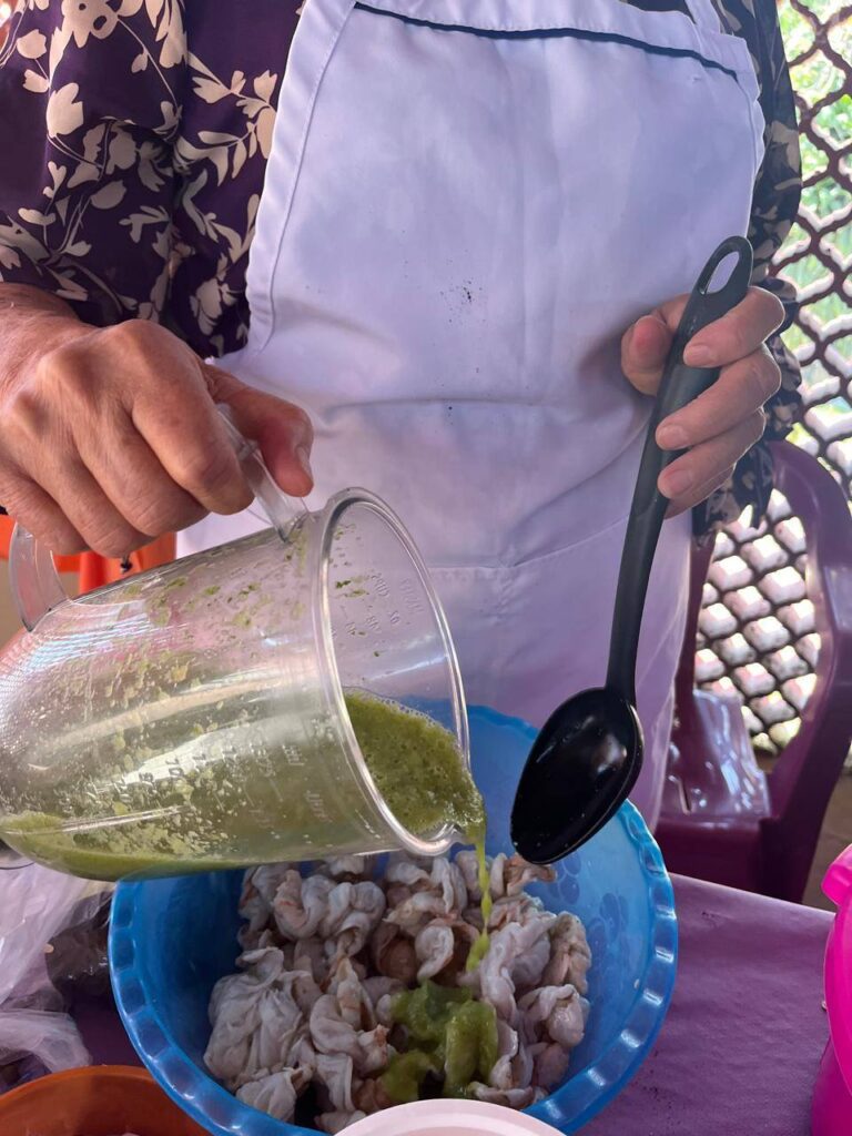 Elaboración de ceviche vegetariano y aguachile verde de camarón - IMC