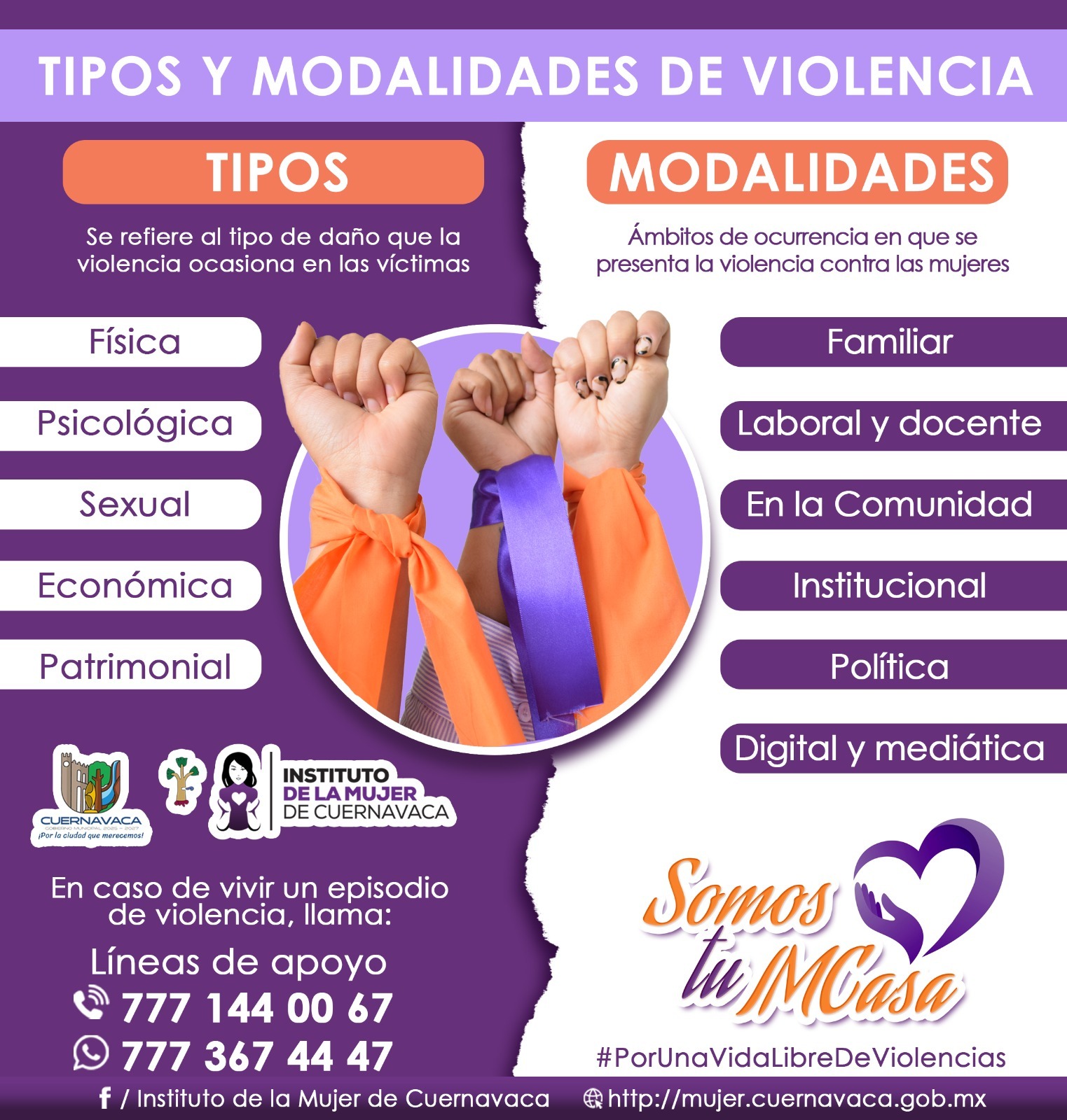 Bienvenida, Bienvenido - Instituto de la Mujer de Cuernavaca