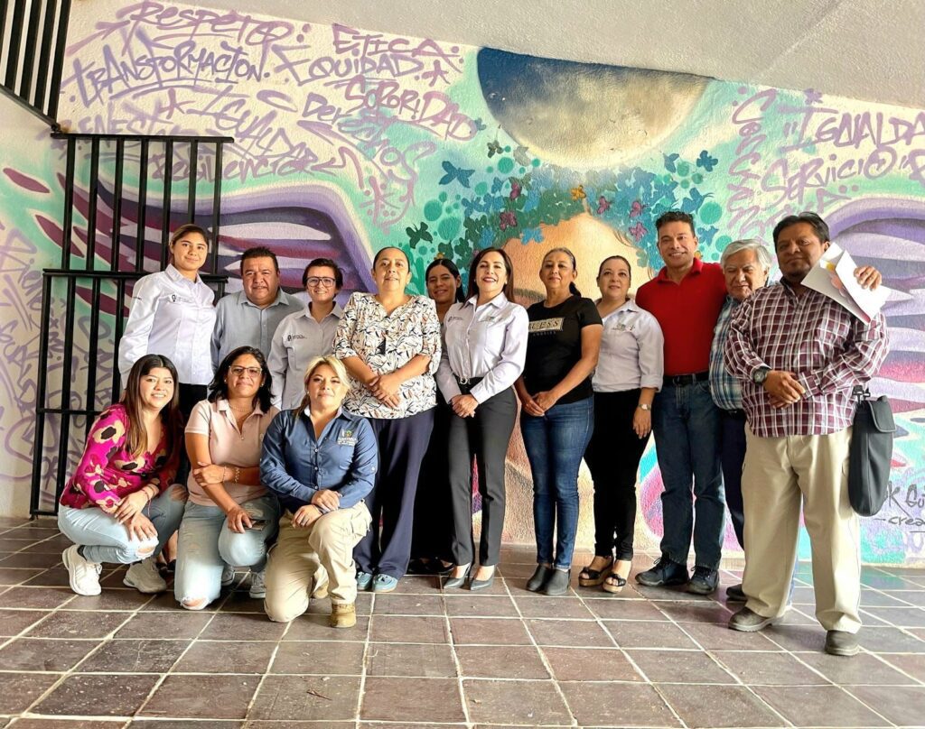 Autoridades delegacionales y el IMC en reunión