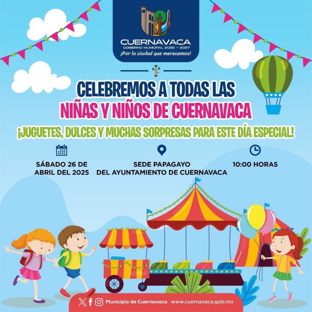Celebración del Día de la Niña y el Niño - Instituto de la Mujer de Cuernavaca