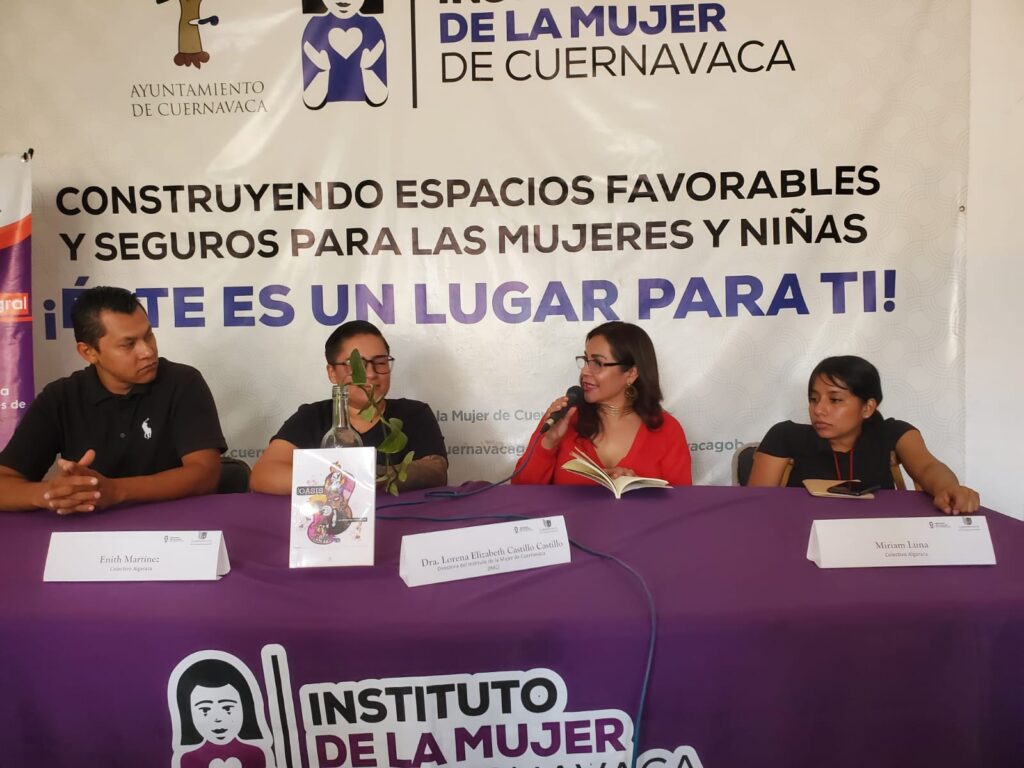 El Instituto de la Mujer de Cuernavaca conmemora el Día Internacional del Libro con la presentación de “OASIS: Escritos de Libertades”