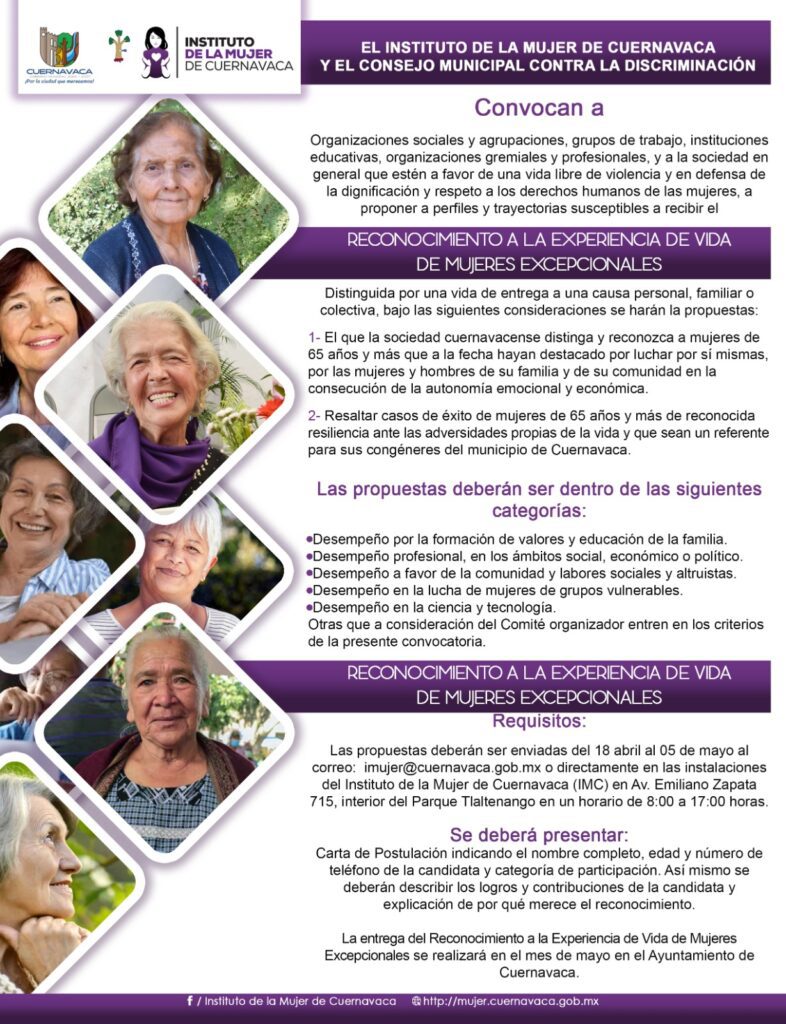 Reconocimiento Mujeres Excepcionales Cuernavaca 2025