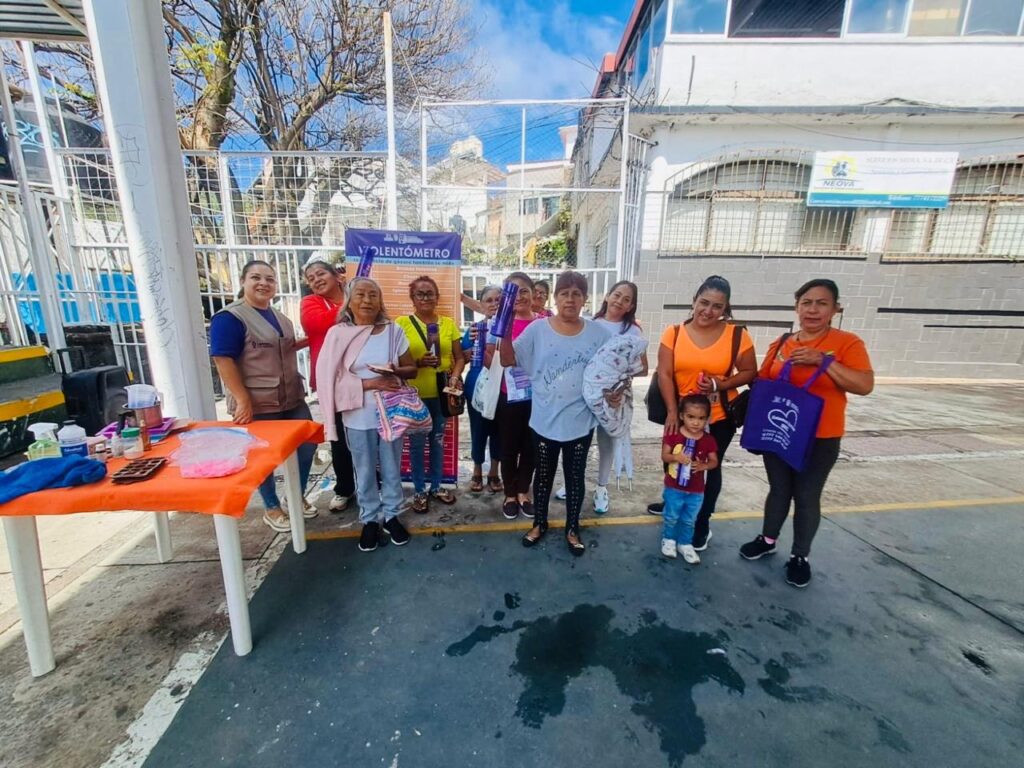 Jornada Naranja en Tlaltenango: Talleres, plática sobre prevención de violencia y Bazar Sororo para mujeres de la comunidad.