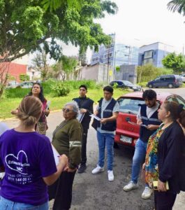 IMC en Marcha Exploratoria en la colonia Lomas de Cortés