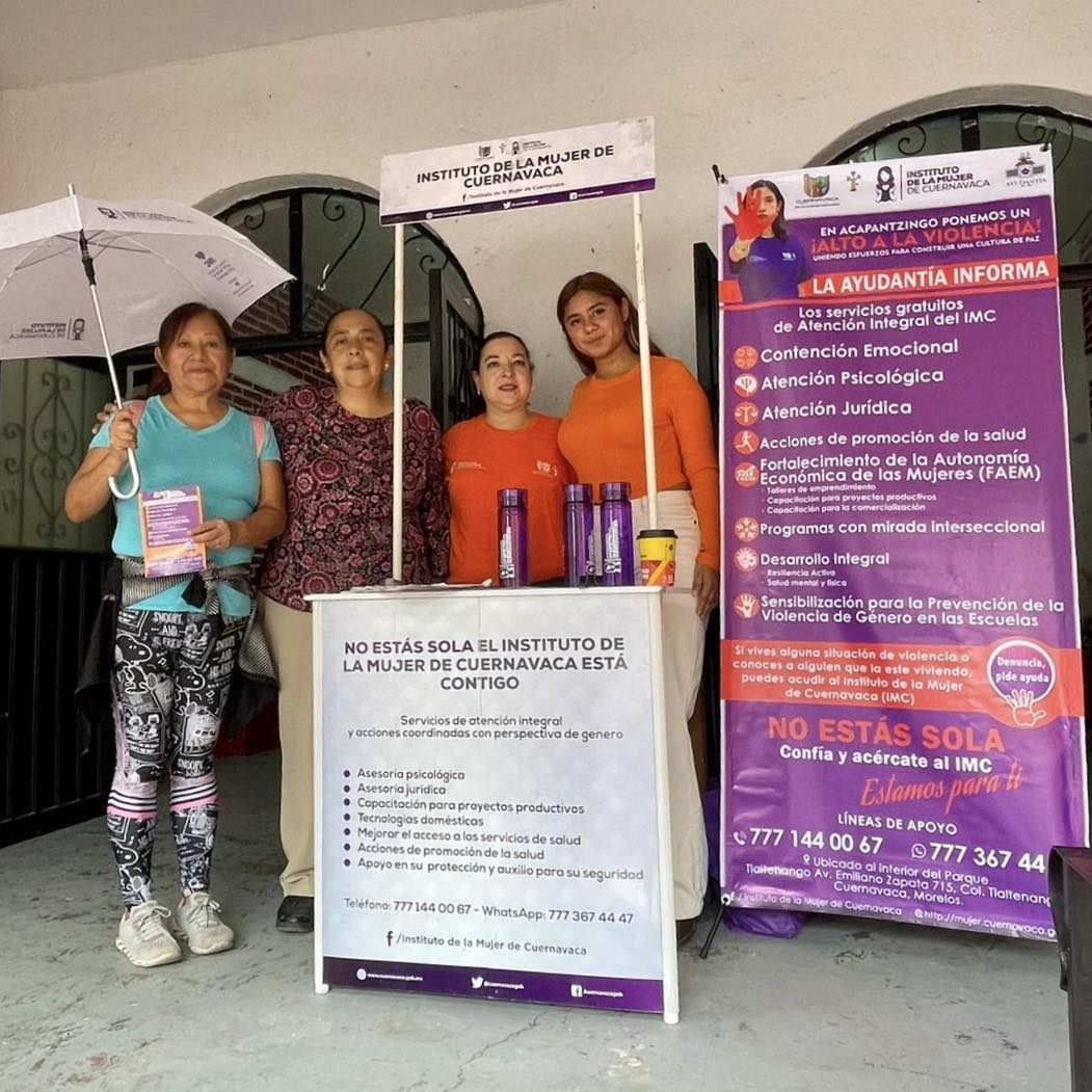 Redobla esfuerzos el Instituto de la Mujer de Cuernavaca para acercar ...