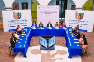Participación del Instituto de la Mujer de Cuernavaca en la Cuarta Mesa de Trabajo Trimestral de Enlaces de Prevención e Instancias de la Mujer, Región 1, encabezada por el presidente municipal de Cuernavaca el Lic. José Luis Uriostegui Salgado.