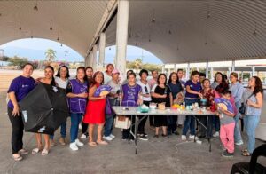Mujeres participantes del Taller de Elaboración de Productos Naturales de Belleza, organizado por el Instituto de la Mujer de Cuernavaca en Acapantzingo