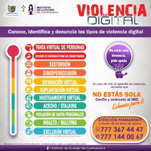 La violencia digital también es violencia - Instituto de la Mujer de Cuernavaca para prevenir y visibilizar la violencia digital