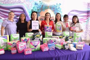 Jornadas del Programa de Menstruación Digna implementadas por el Instituto de la Mujer de Cuernavaca en planteles educativos y colonias del municipio.