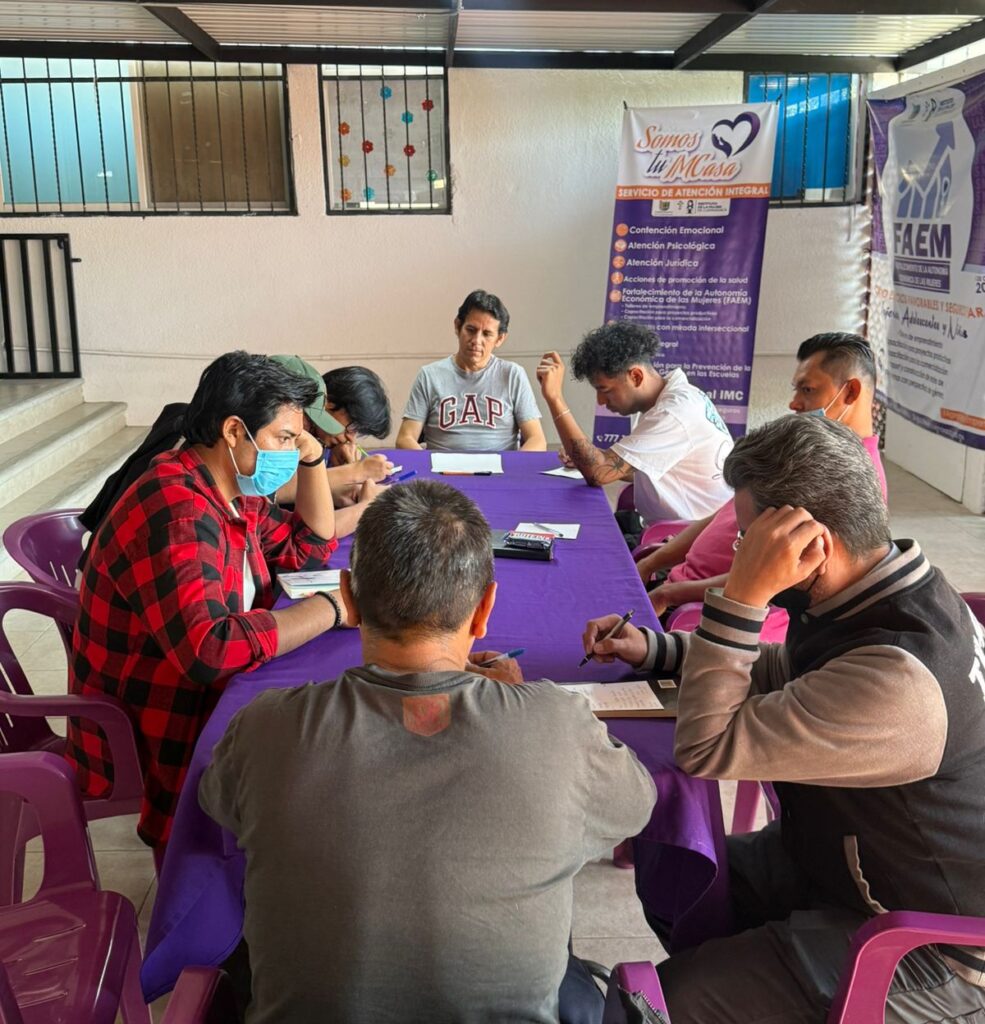 Especialistas facilitan el taller “Masculinidades Conscientes”, impulsado por el Instituto de la Mujer de Cuernavaca