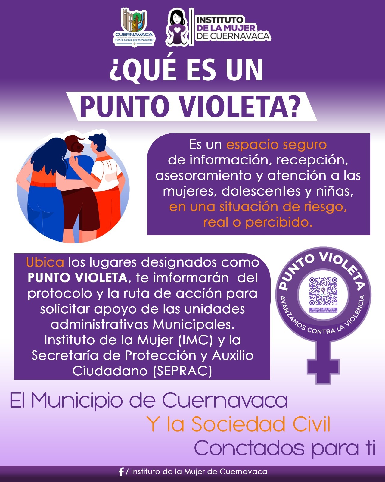 ¿Qué es un Punto Violeta? - Un espacio seguro - IMC