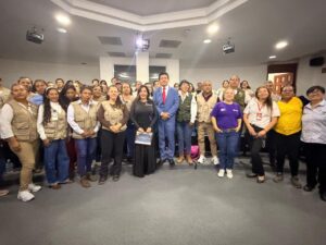 Capacitación del IMC sobre violencia de género y derechos de las mujeres en evento realizado en la ULA Cuernavaca.