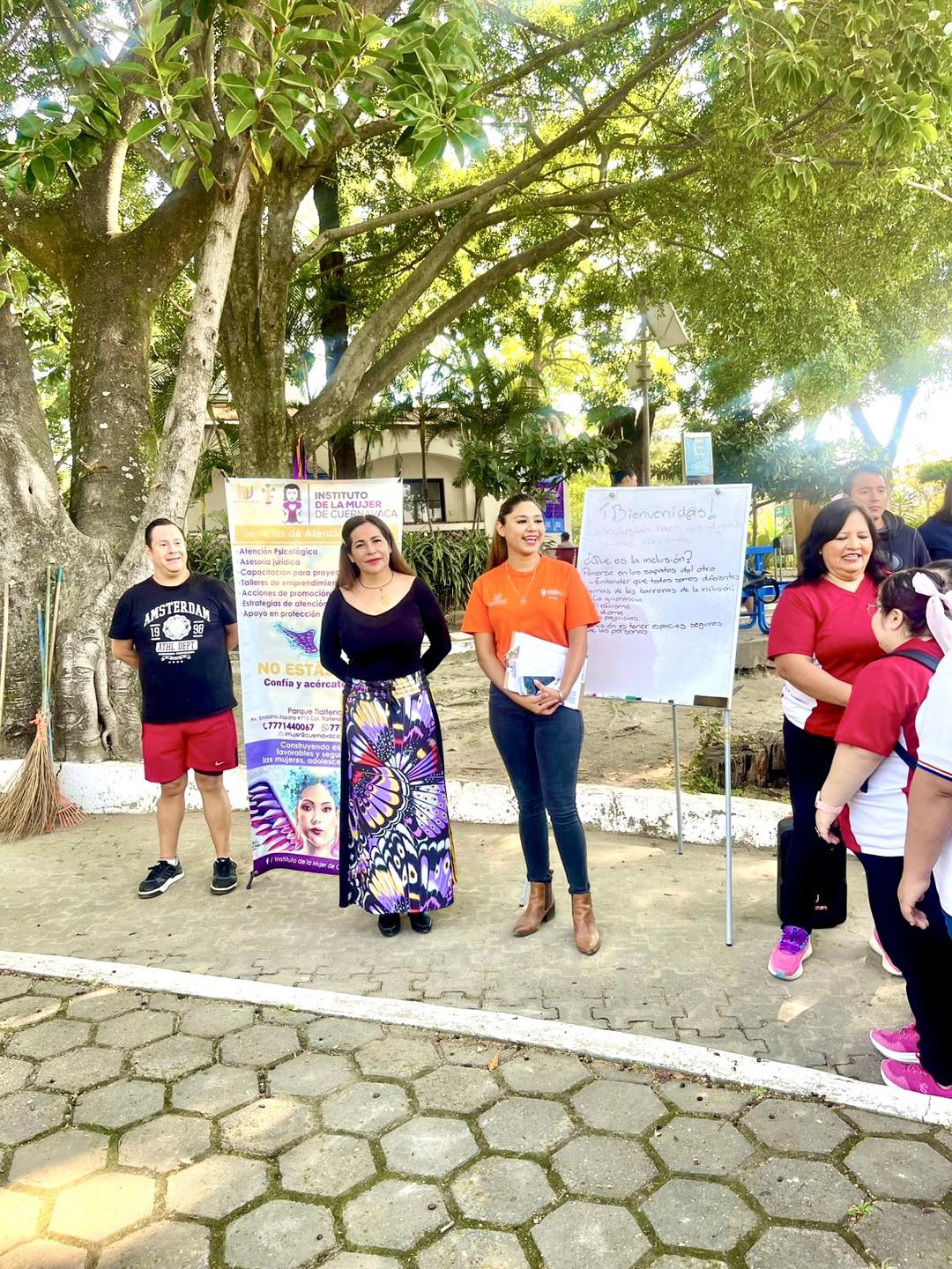 Clase de activación inclusiva del IMC con participación de instituciones y personas con discapacidad en Cuernavaca.