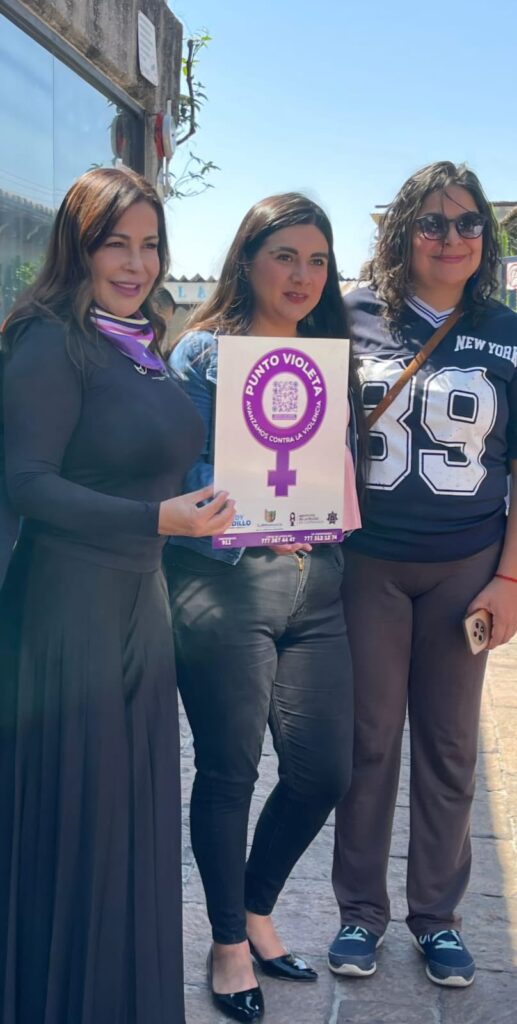 Marcha exploratoria de seguridad con perspectiva de género en la UAEM e instalación de Puntos Violeta en Cuernavaca.