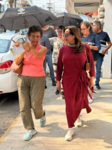 Marcha exploratoria del IMC en la colonia Del Empleado como parte de la estrategia MUCPAZ en Cuernavaca