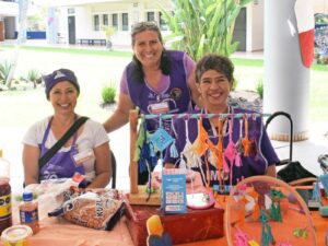 mprendedoras de la Cooperativa Violeta IMC participando en la Feria de Salud Planetaria 2026 en La Salle Cuernavaca.
