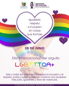El IMC conmemora el Día Internacional del Orgullo LGBTTTQA+, reafirmando su compromiso con la inclusión, la igualdad y el respeto a los derechos humanos.