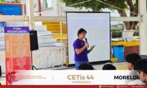 Estudiantes del CETis 44 participan en las pláticas Tecnología sin Violencia y Habilidades para la Vida impartidas por el IMC durante la Semana Nacional de Vinculación 2026.