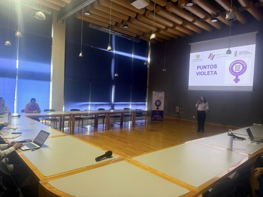 El Instituto Nacional de Salud Pública (INSP) se integra a la red de Puntos Violeta del Instituto de la Mujer de Cuernavaca (IMC)