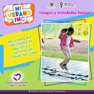 Niñas y niños participan en las actividades de Mi Verano IMC elaborando atrapasueños y realizando juegos colaborativos en un ambiente de aprendizaje y convivencia.