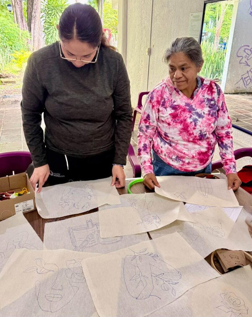 El IMC, a través del programa Redescubriendo Nuestra Esencia con Salud Mental, realizó el taller “Bordar para Sanar”