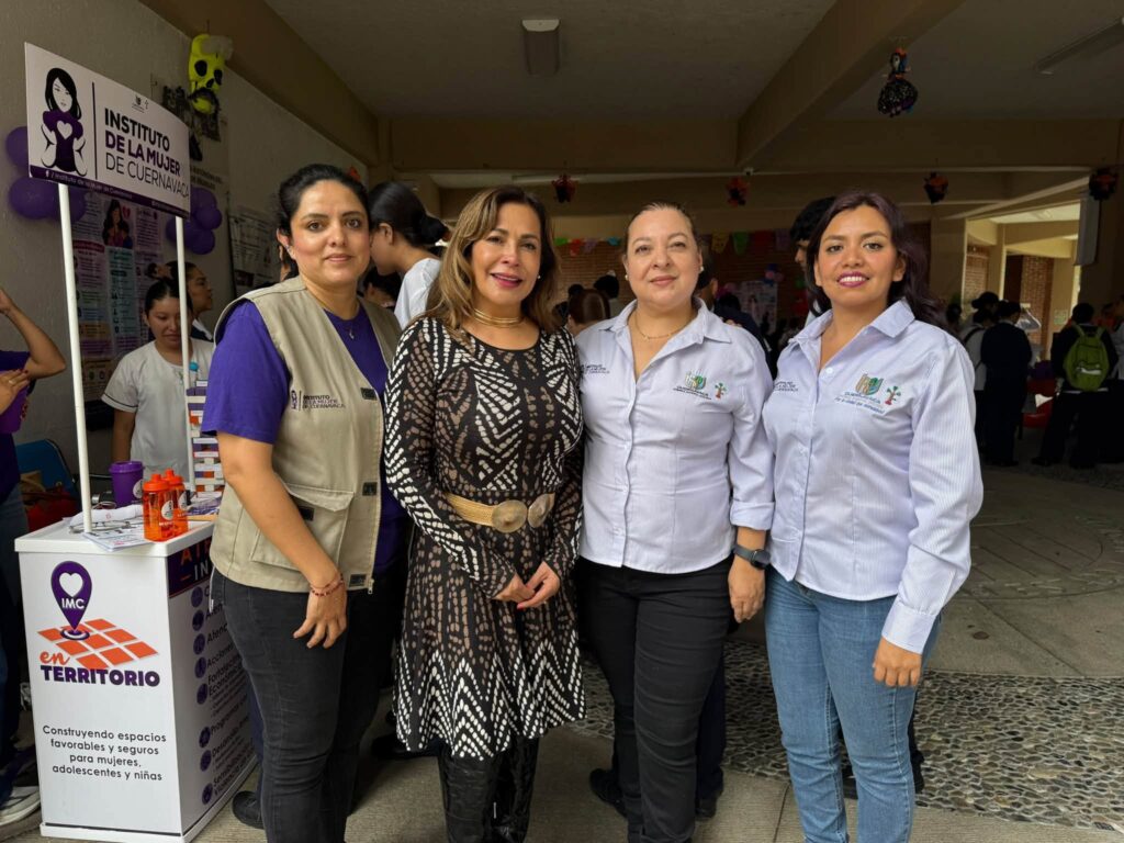 IMC participa en la Jornada de Sensibilización y Prevención de las Violencias de la Facultad de Enfermería de la UAEM, con una plática informativa y el Módulo Violeta Itinerante.